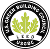 U.S. Green Building Council LEED logo.